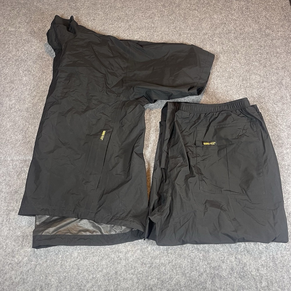 Zero Restriction Gortex Golf Rain Suit Set Men's XL Jacket, XL Pants Black